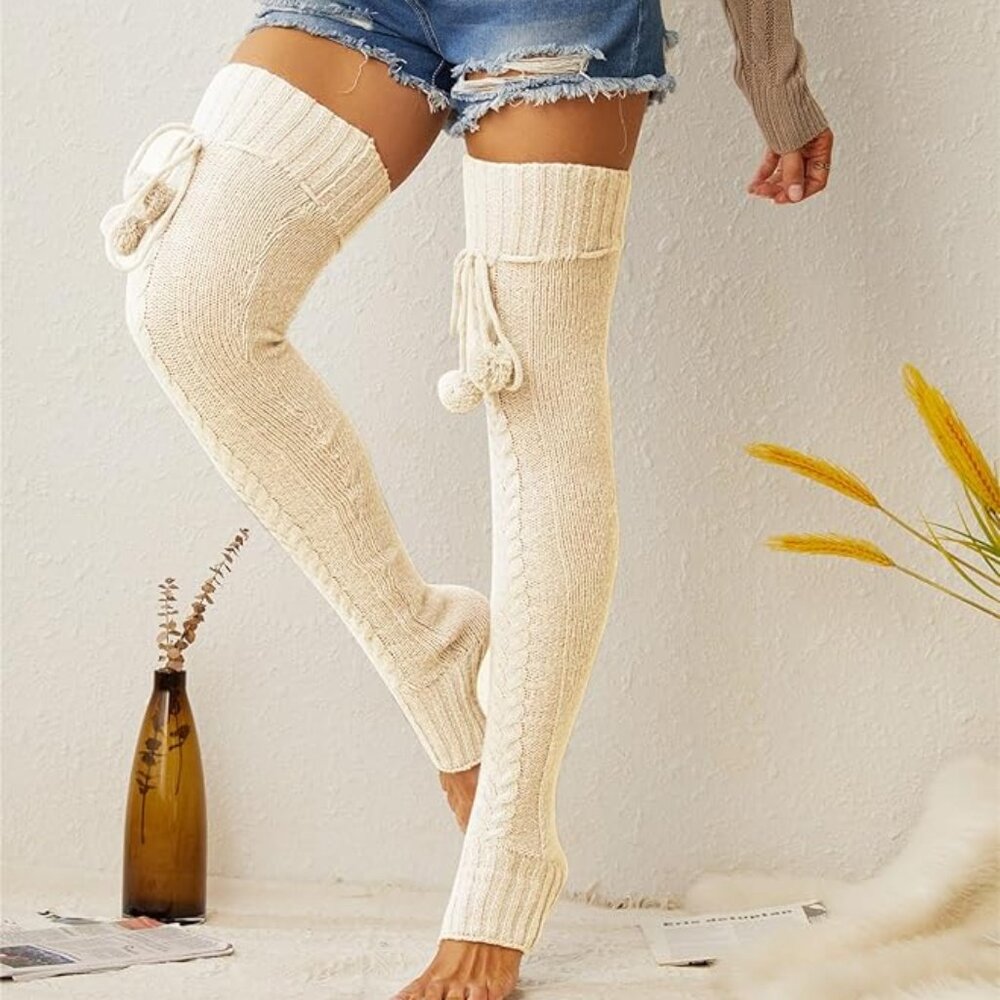 Over the Knee High Boot Winter Socks
